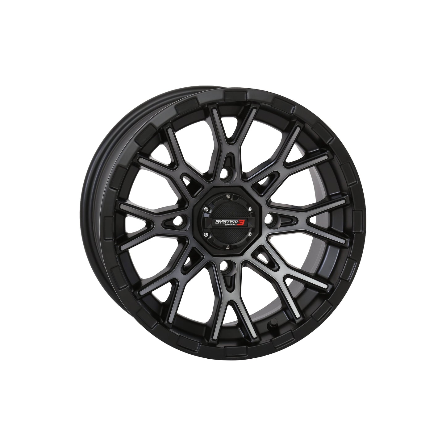St6 Wheel 12x7 2+5 ( 47mm) 4/110 Matte Dark Tint