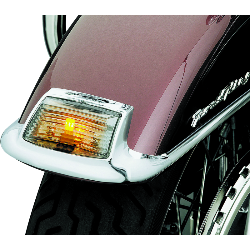 Kuryakyn Front Smoke Fender Tip Lens With LED