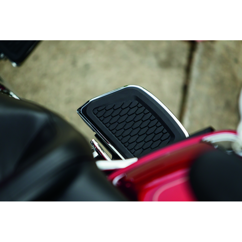 Kuryakyn Hex Passenger Board Inserts Chrome
