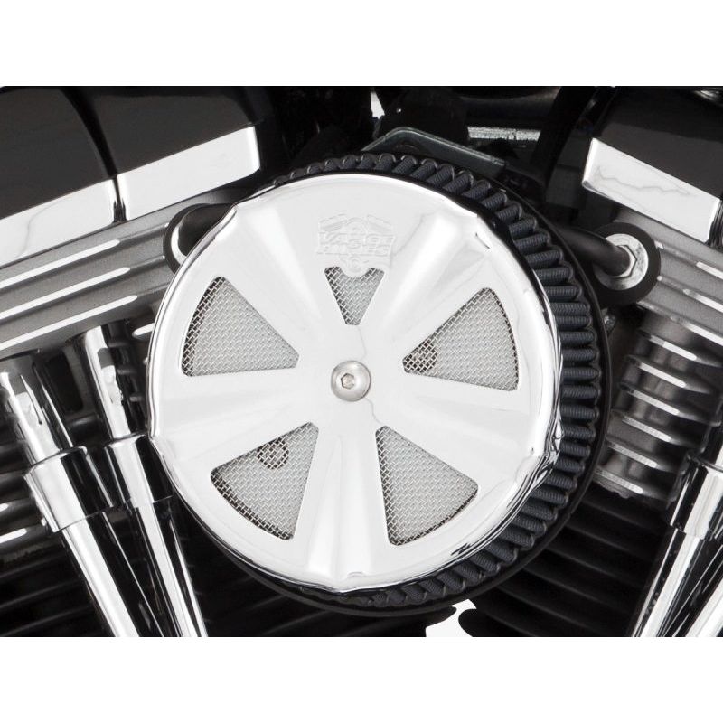 Vance & Hines Chrome Skullcap Crown Intake Cover