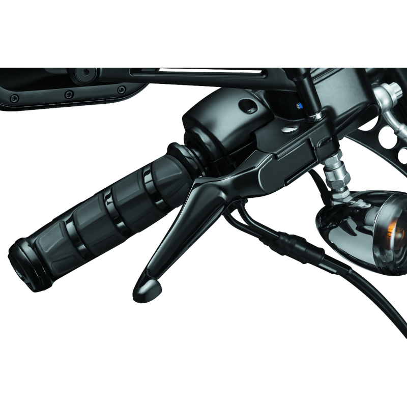 Kuryakyn Boss Blades Lever Set 96-Up Cable Gloss Black