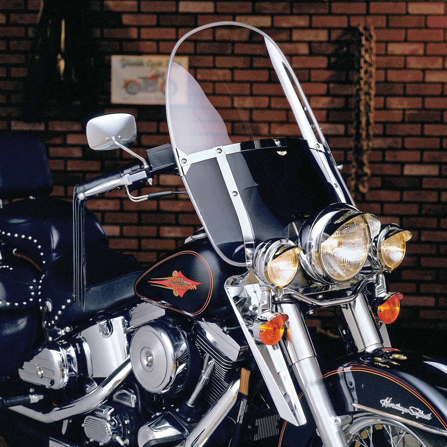 Heritage Beaded Ws Black/Clear W/Adjustable Window