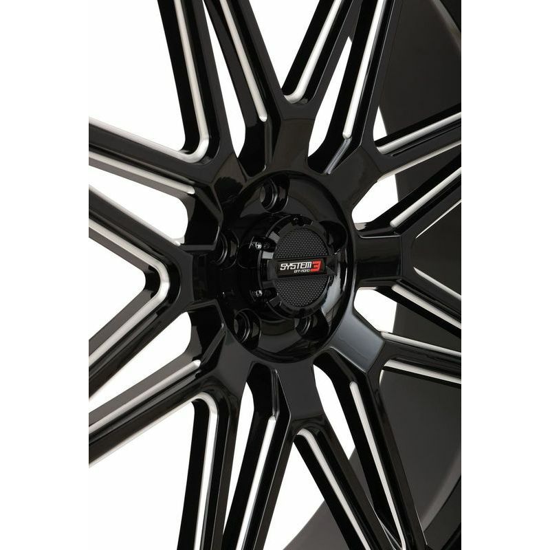 St7 Wheel 24x9 5+4 (0mm) 4/156 Gloss Black Milled