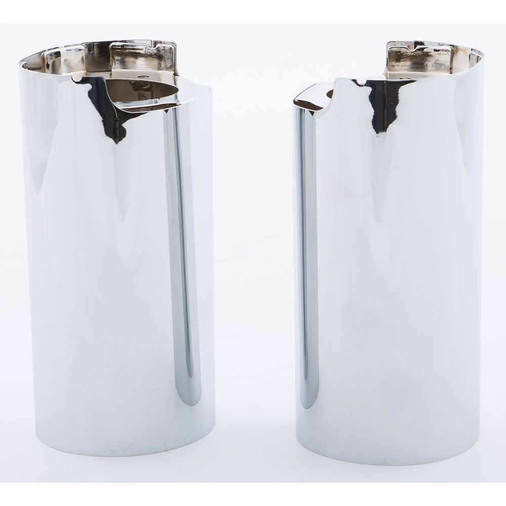 Upper Fork Tube Covers Chrome Touring 14 Up