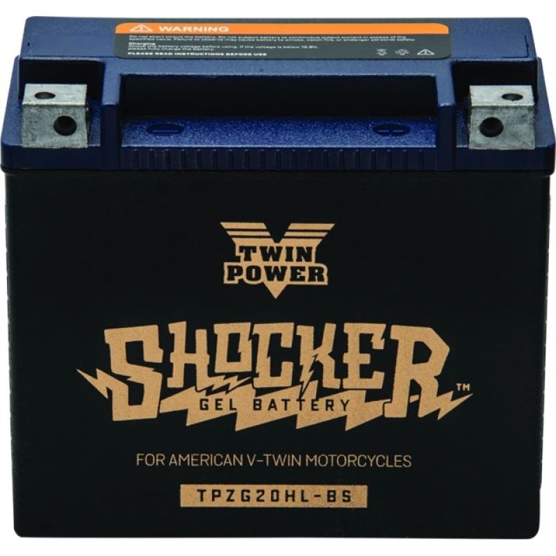 Twin Power YTX-20HL Shocker Gel Battery Replaces H-D 65989-97A 310 CCA