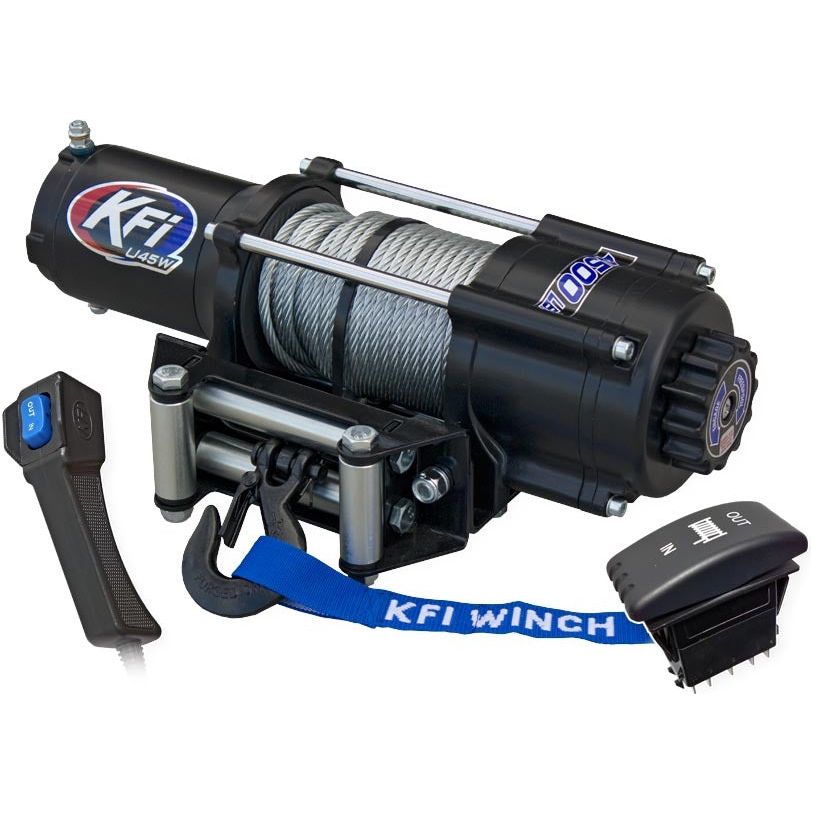 Wide 4500 Lb Utv Winch