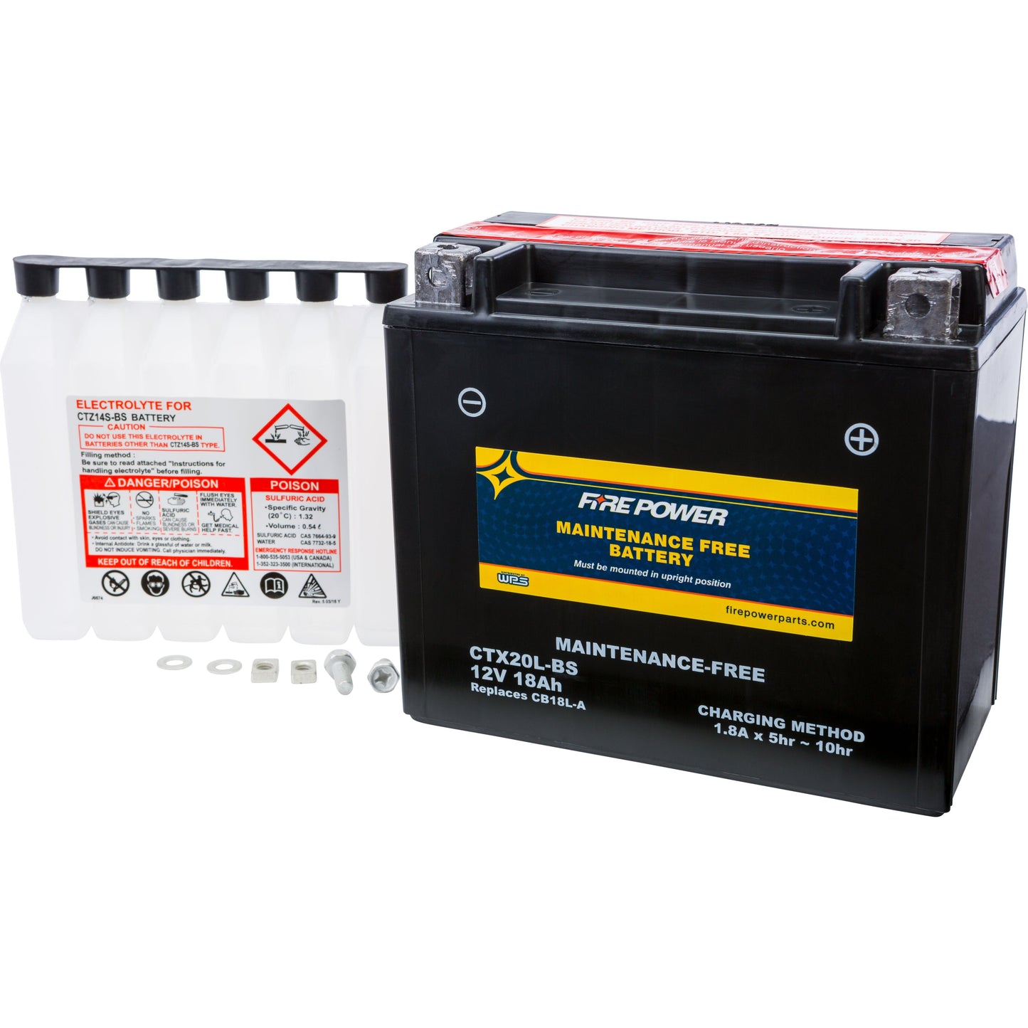 Battery Ctx20l Bs Maintenance Free