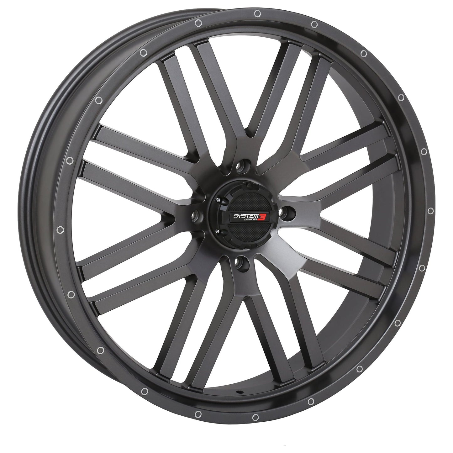 St3 Wheel 22x7 4+2.5 (+10mm) 4/156 Matte Gunmetal Grey