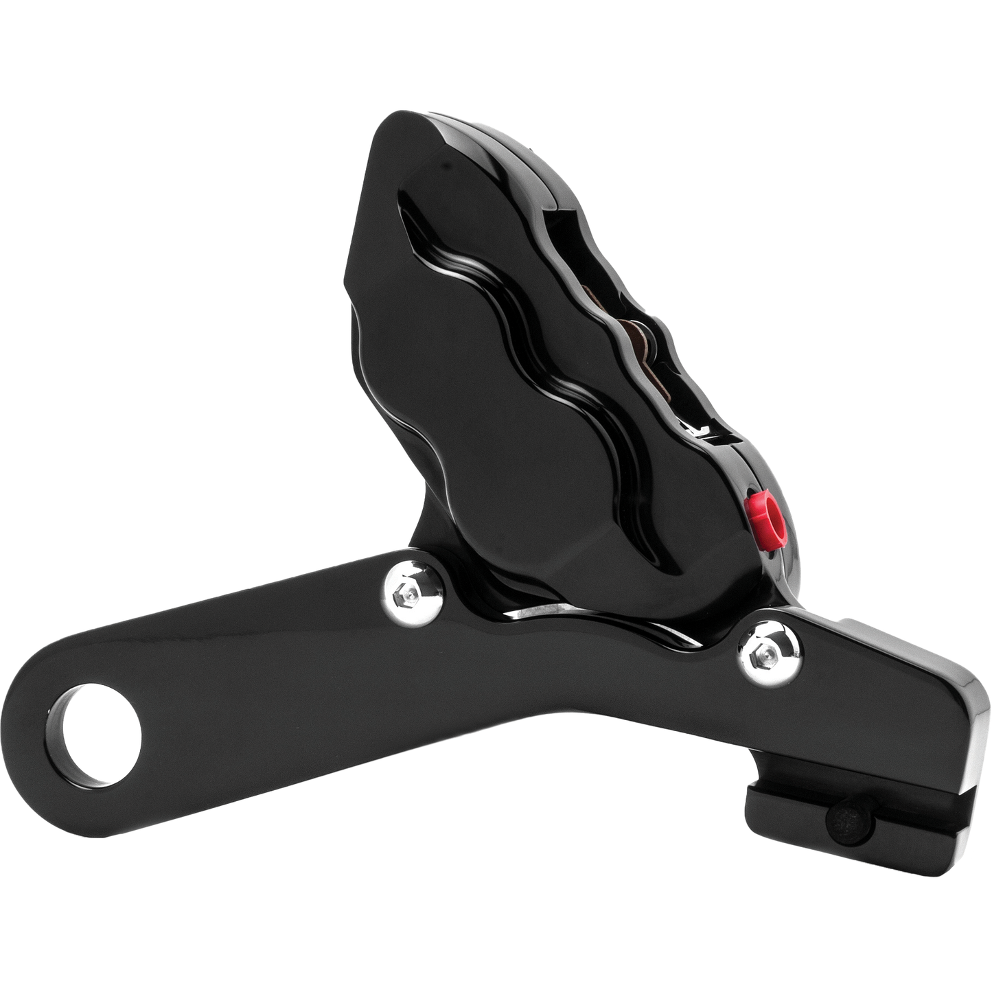 4 Pist Rear Caliper Kit Black 25mm Flt 08 Up