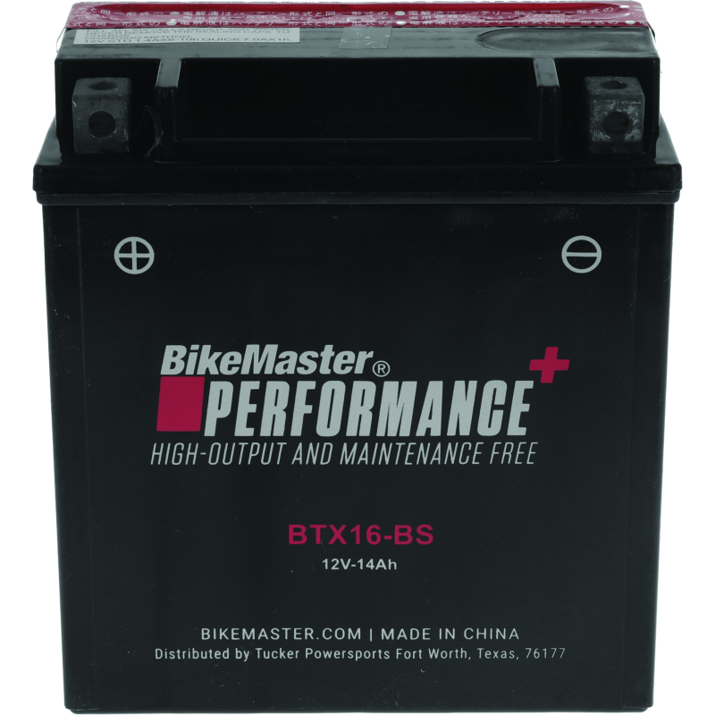 BikeMaster Battery - BTX16-BS