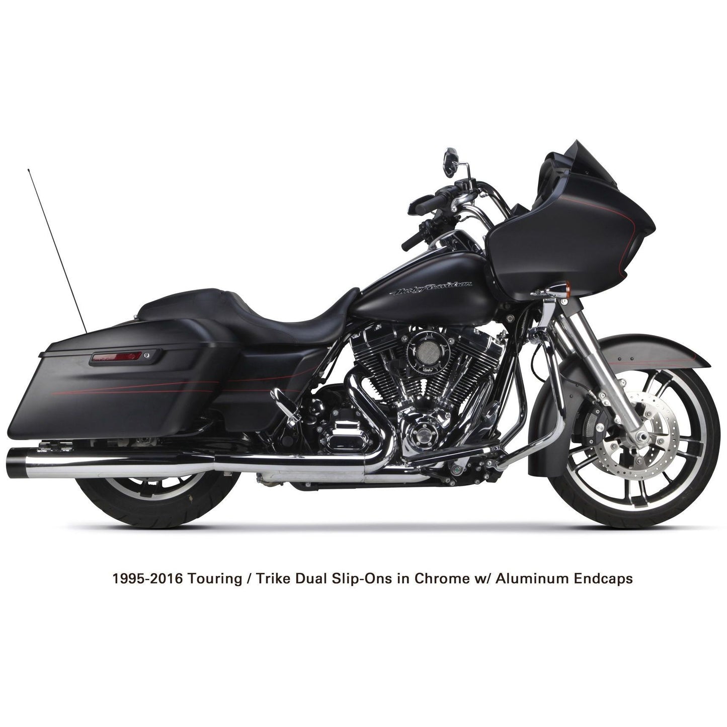 Comp S Slip On Tc Flh/Flt Chrome W/Black Endcap