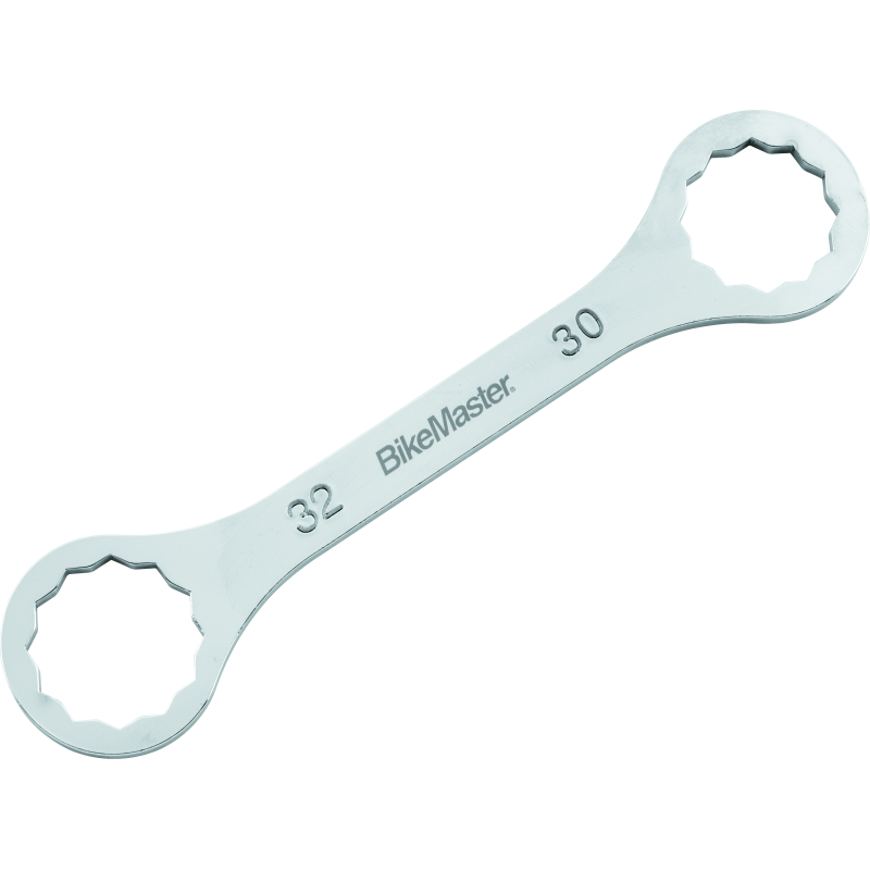 BikeMaster Steering Stem and Fork Cap Wrench - 30mm 12-pt x 32mm 12-pt