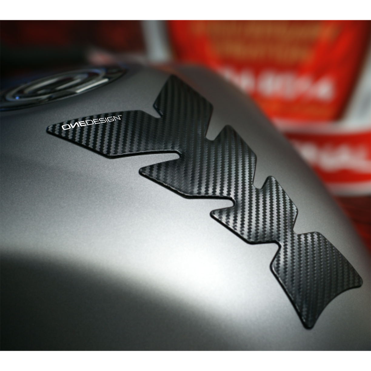 Tankpad Soft Touch Matte Carbon Look