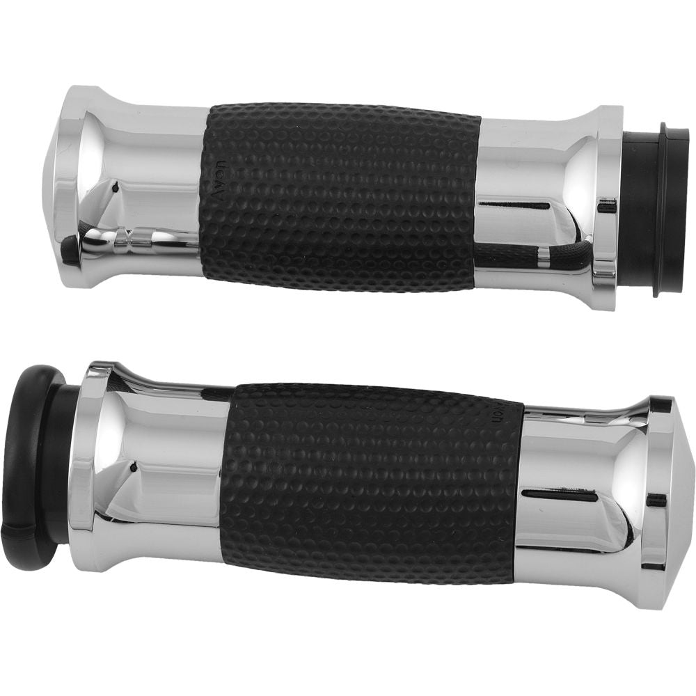 Air Gel Grips W/Cable Throttle Chrome