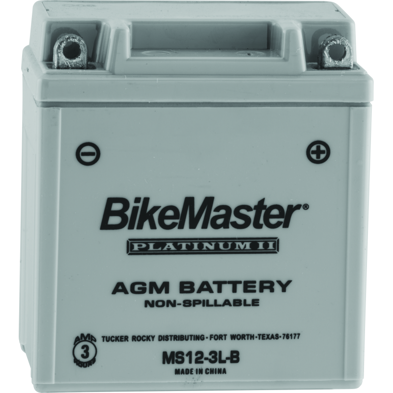 BikeMaster AGM Battery - MS12-3L-B