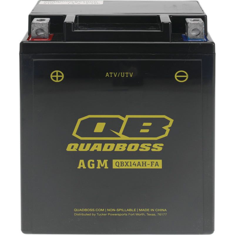 QuadBoss Maintenance-Free AGM Battery QBX14AH-FA