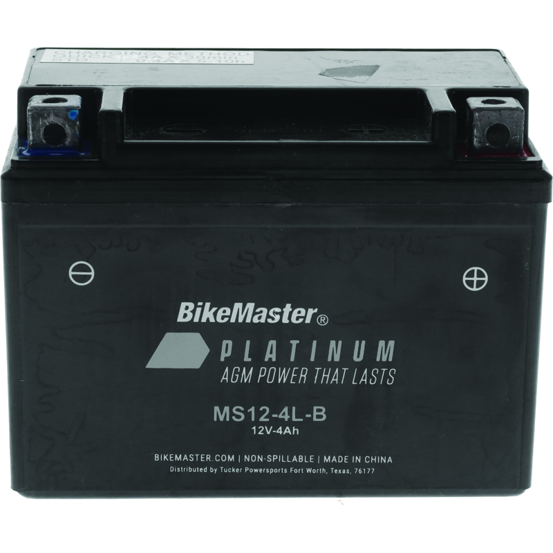 BikeMaster AGM Battery - MS12-4L-B