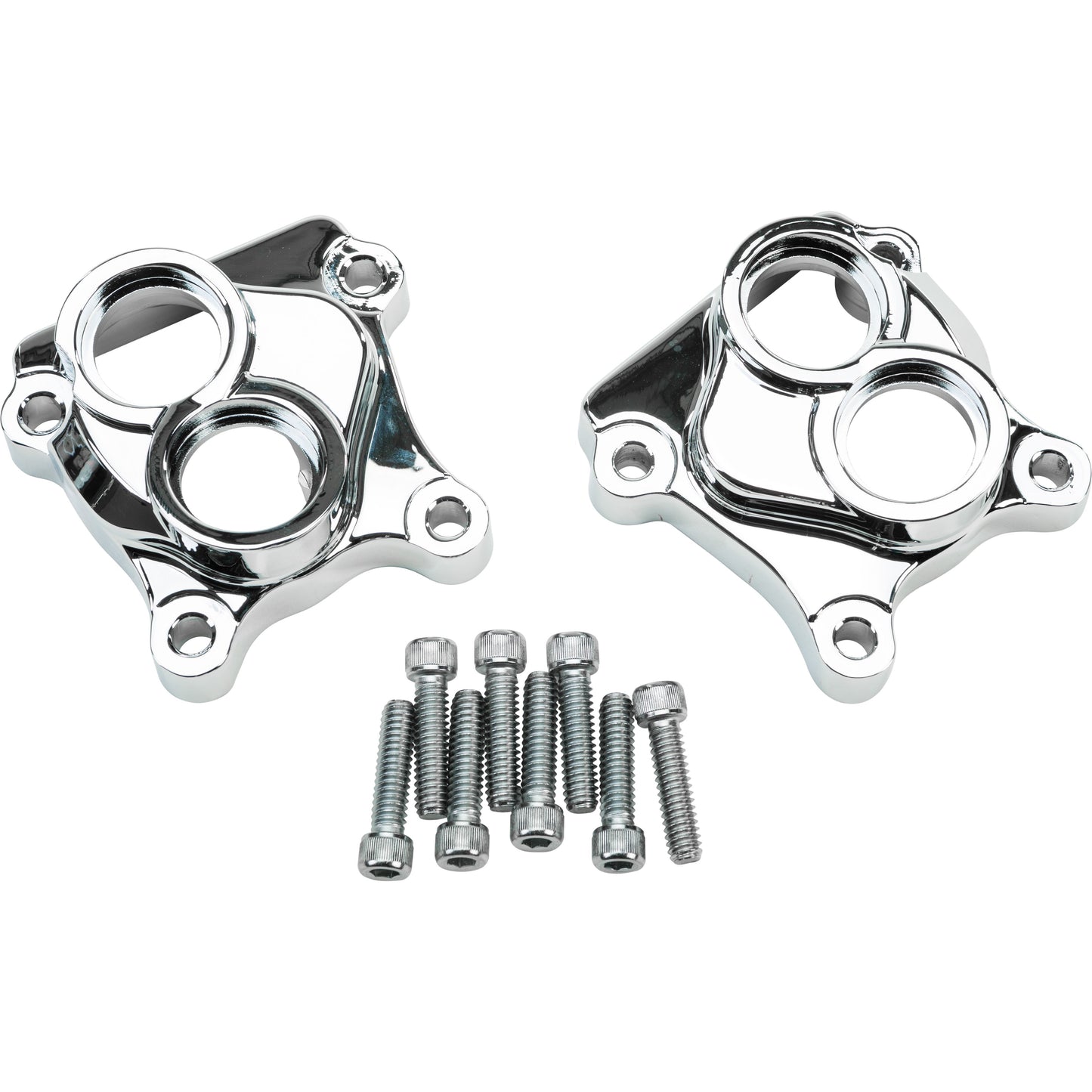 Twin Cam Tappet Cover Set Chrome