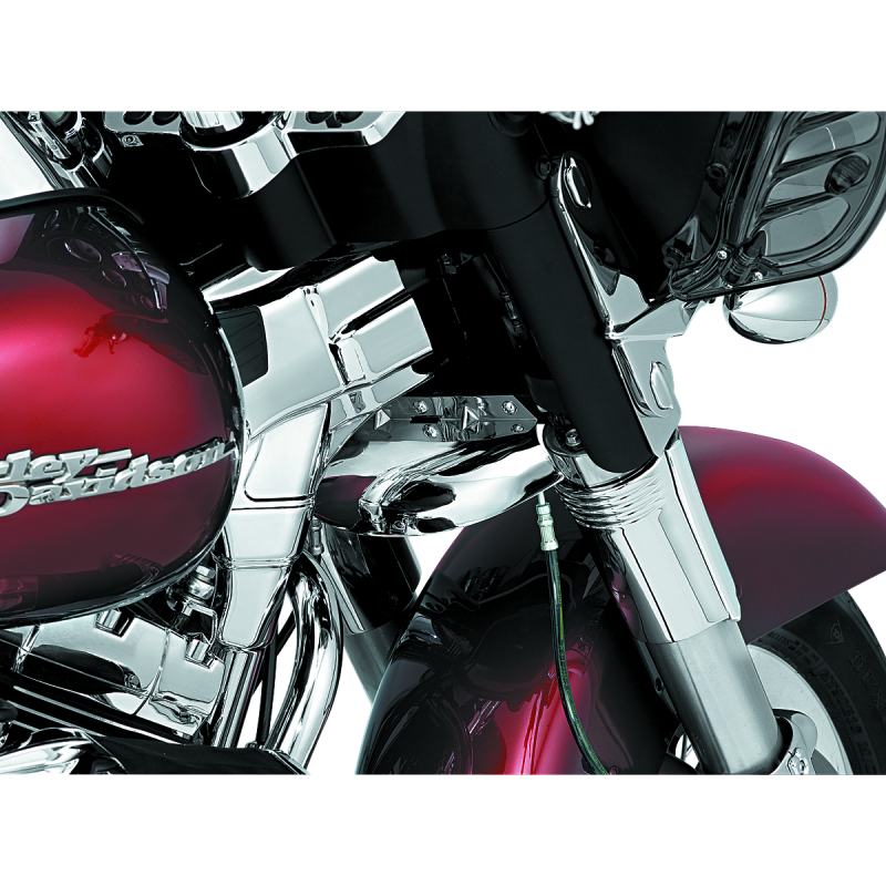 Kuryakyn Lower Tree Wind Deflector 80-13 Touring Chrome