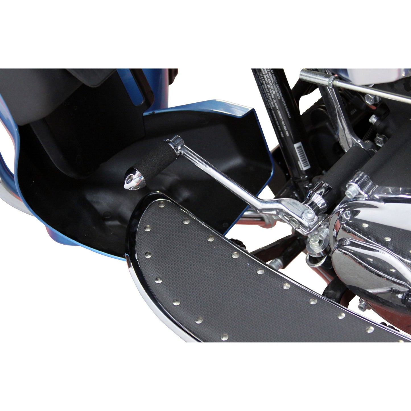 Heel Lever Eliminator Chrome `84 Up Flh/T