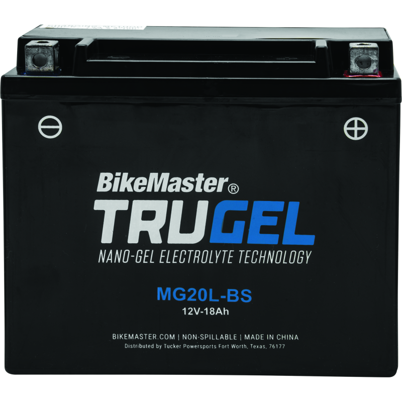 BikeMaster TruGel Battery - MG20L-BS