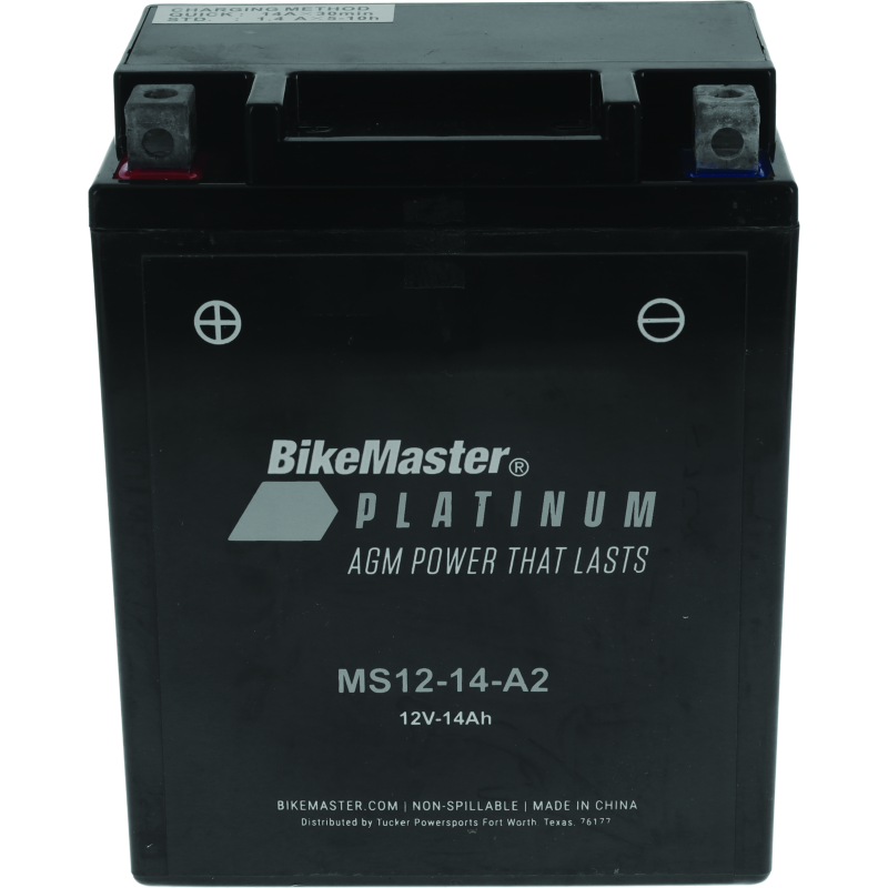 BikeMaster AGM Battery - MS12-14-A2
