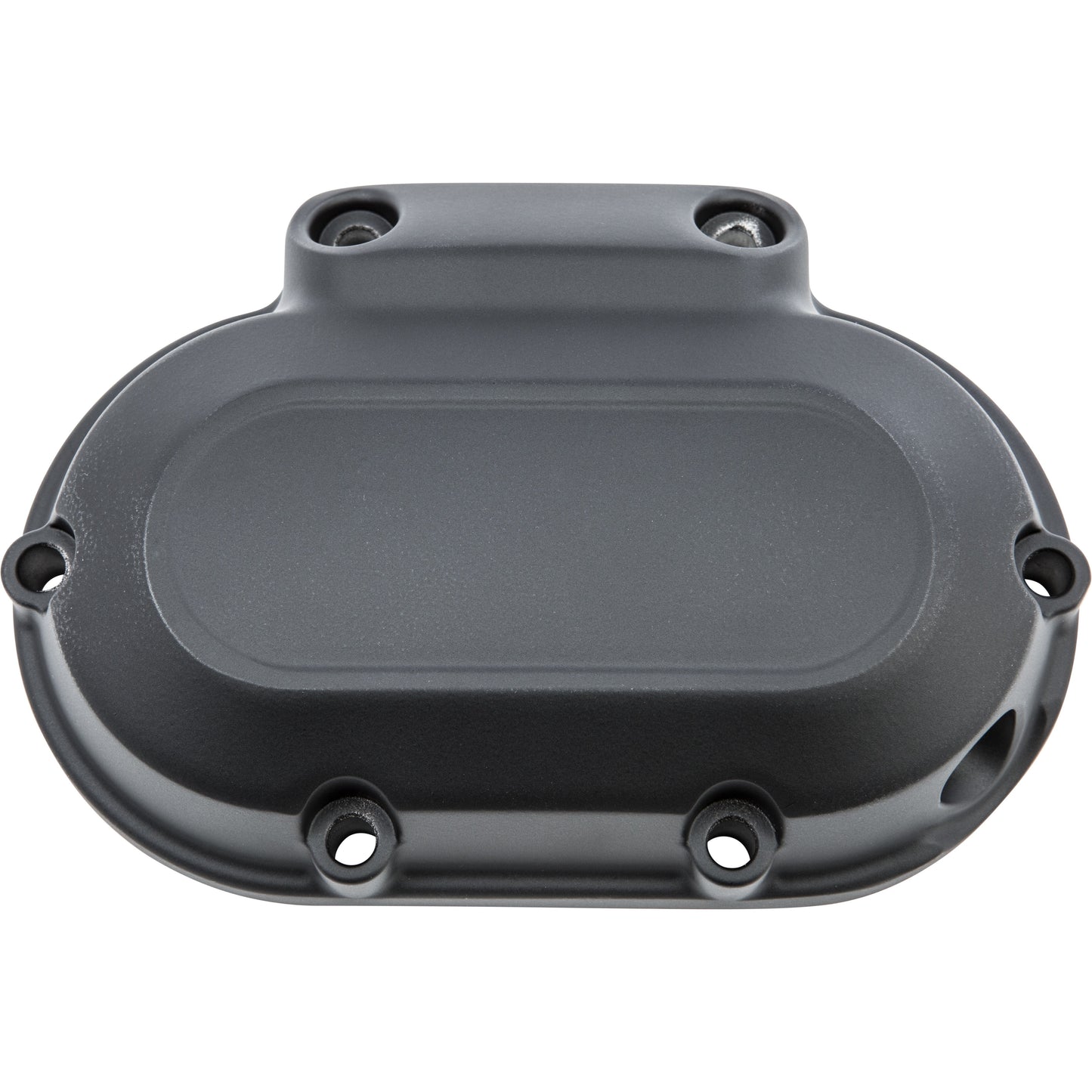 Trans Side Cover Flat Black 6 Twin Cam 07 17 & Dyna 06