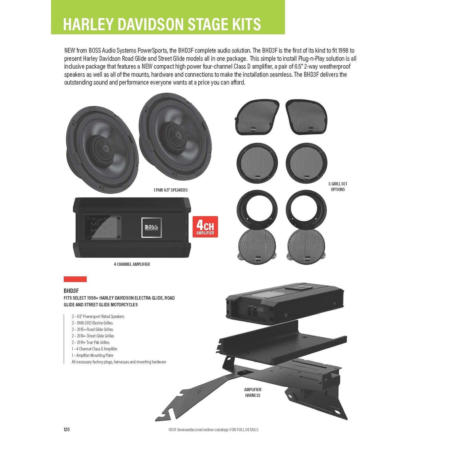 Front Audio Kit `98 24 Flh Fltr