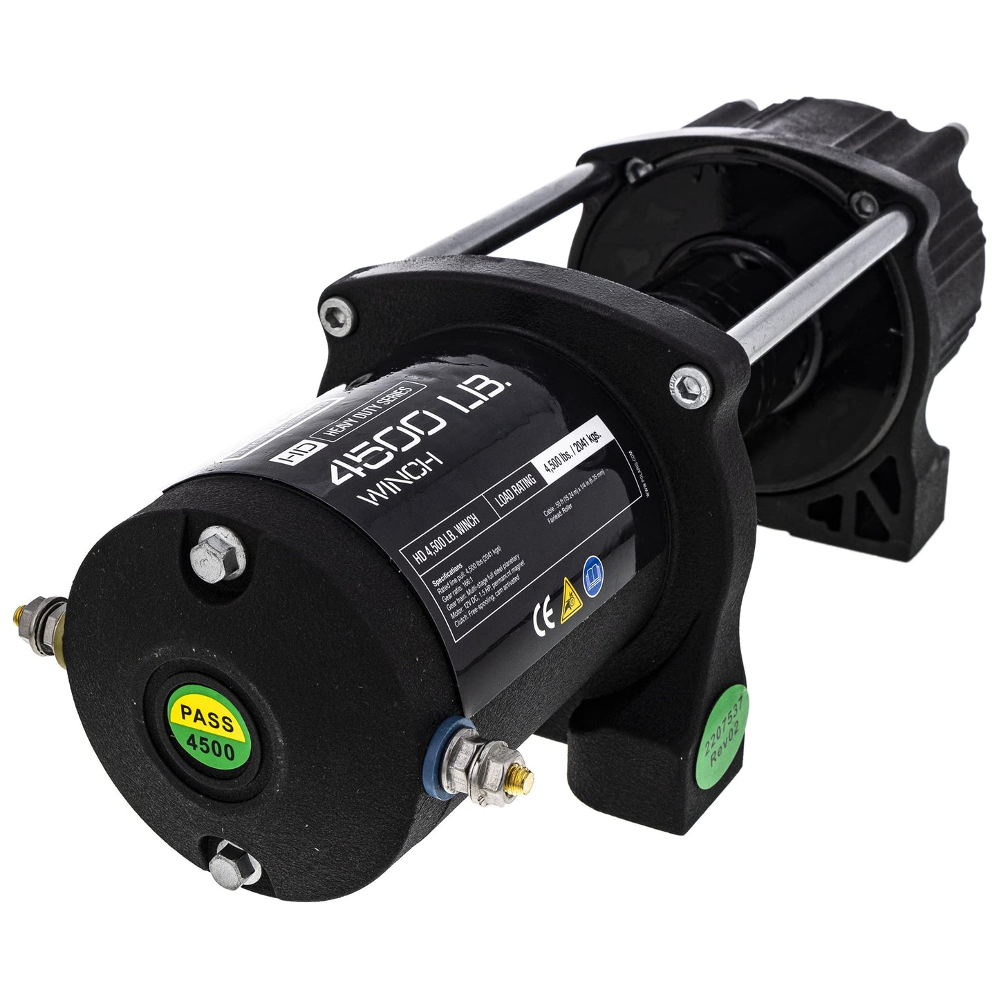 Polaris Ranger Winch, 4,500 lb, Genuine OEM Part 2207537, Qty 1