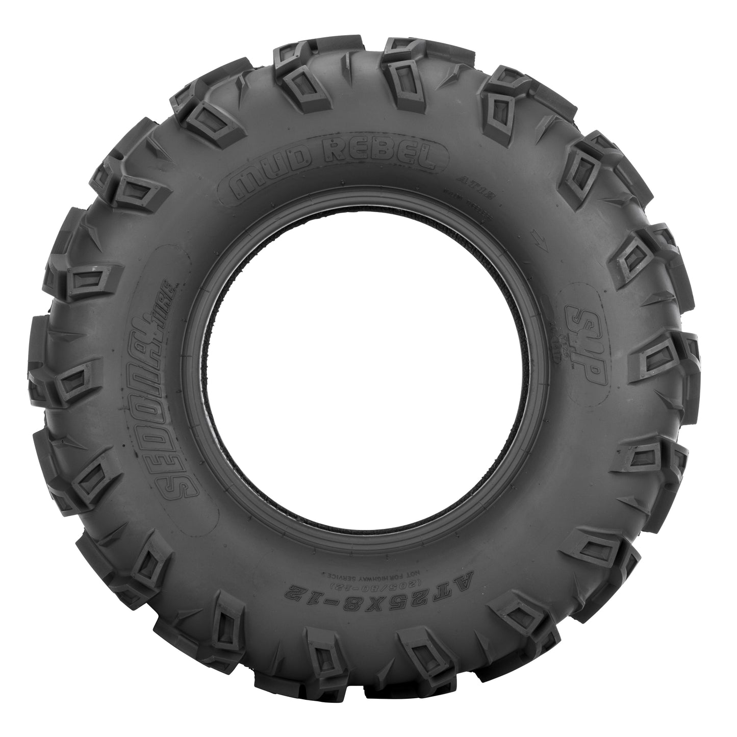 Tire Mud Rebel 25x8 12 Bias 6pr Lr340lbs