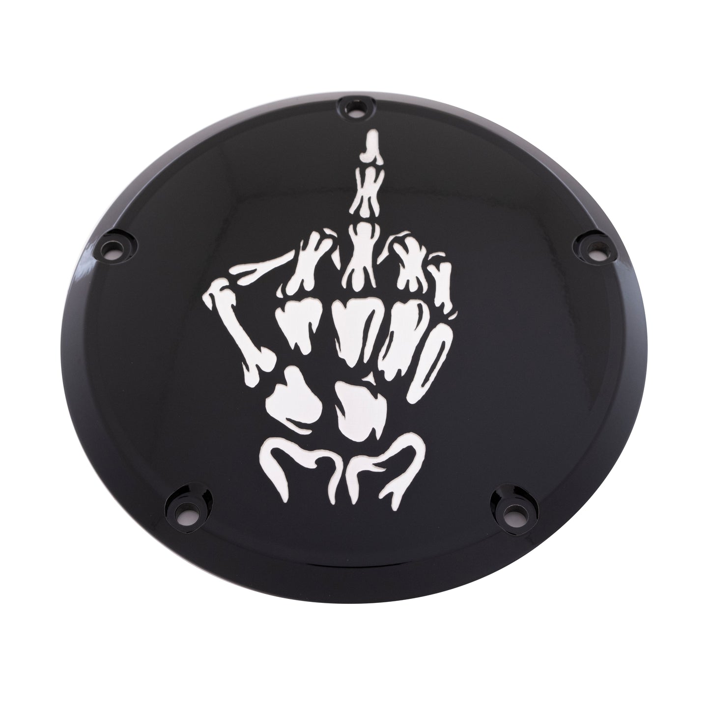 7 Tc Derby Cover Bone Finger Black