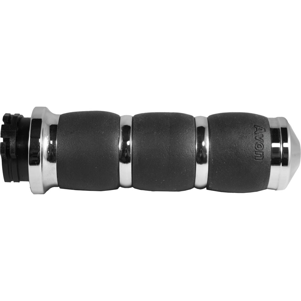 Velvet Air Grips W/Cable Throttle Chrome