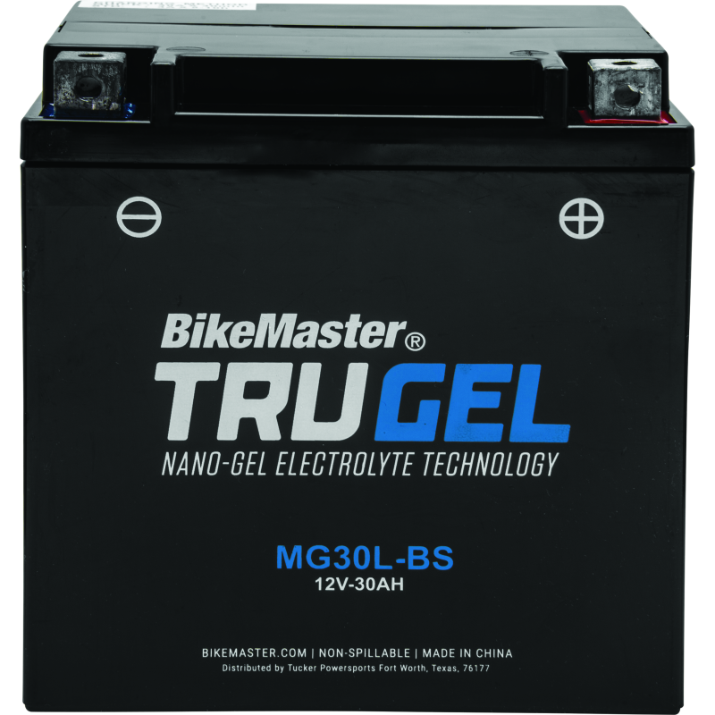 BikeMaster TruGel Battery - MG30L-BS