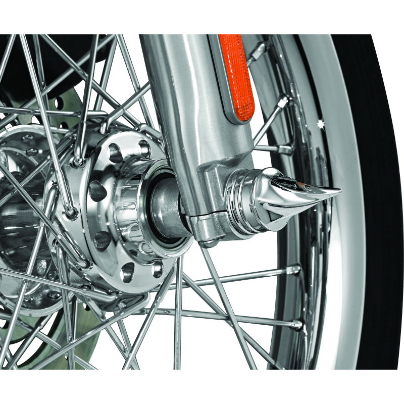 Kuryakyn Twisted Axle Caps Chrome