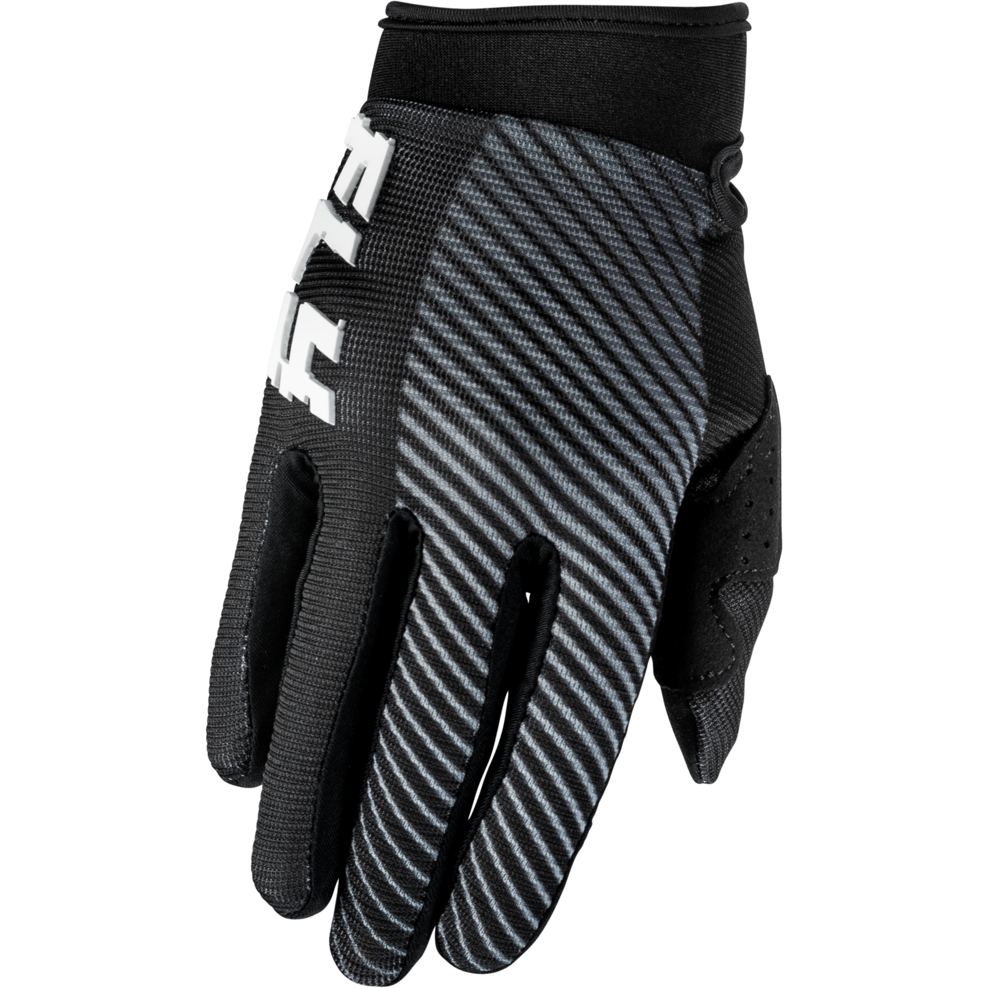 Youth F 16 Gloves Black/White Yxs