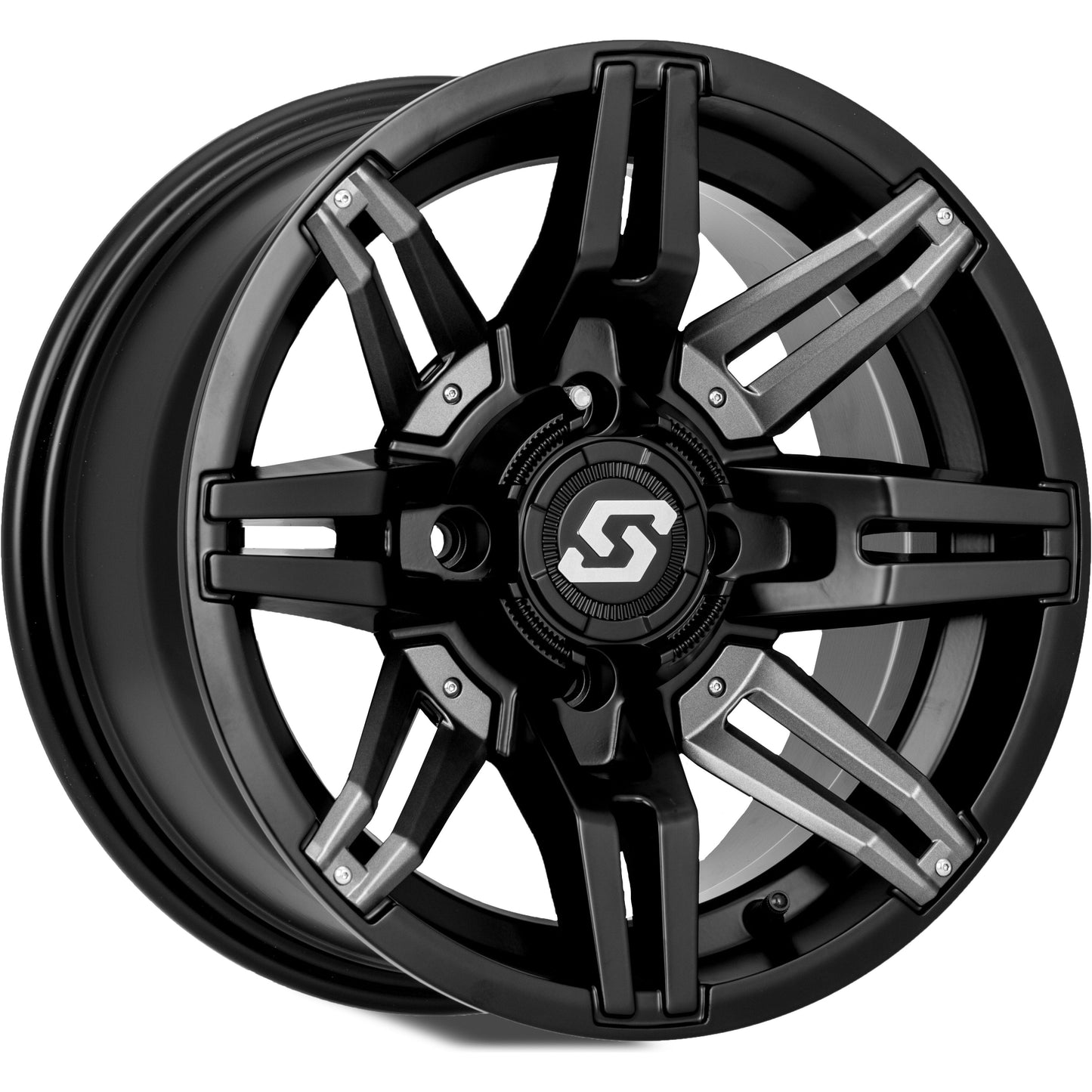 Rukus Wheel 14x7 4/110 5+2 (+10mm) Blk/Gunmetal