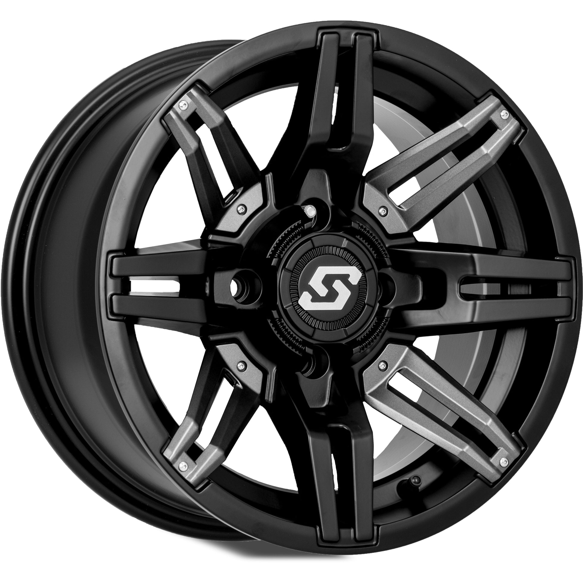 Rukus Wheel 14x7 4/156 4+3 (+5mm) Blk/Gunmetal