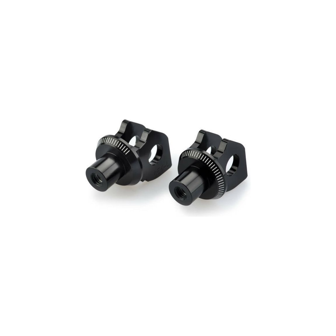 Footpeg Adapter Black Kaw