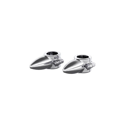 Indian Motorcycle Highway Bar Toe Rests in Chrome, Pair 2881848-156