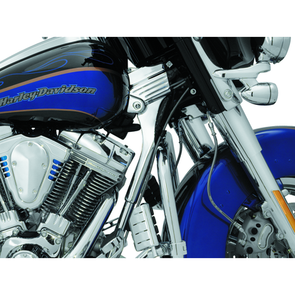 Kuryakyn Deluxe Neck Cover Kit 95-05 Touring Models Chrome