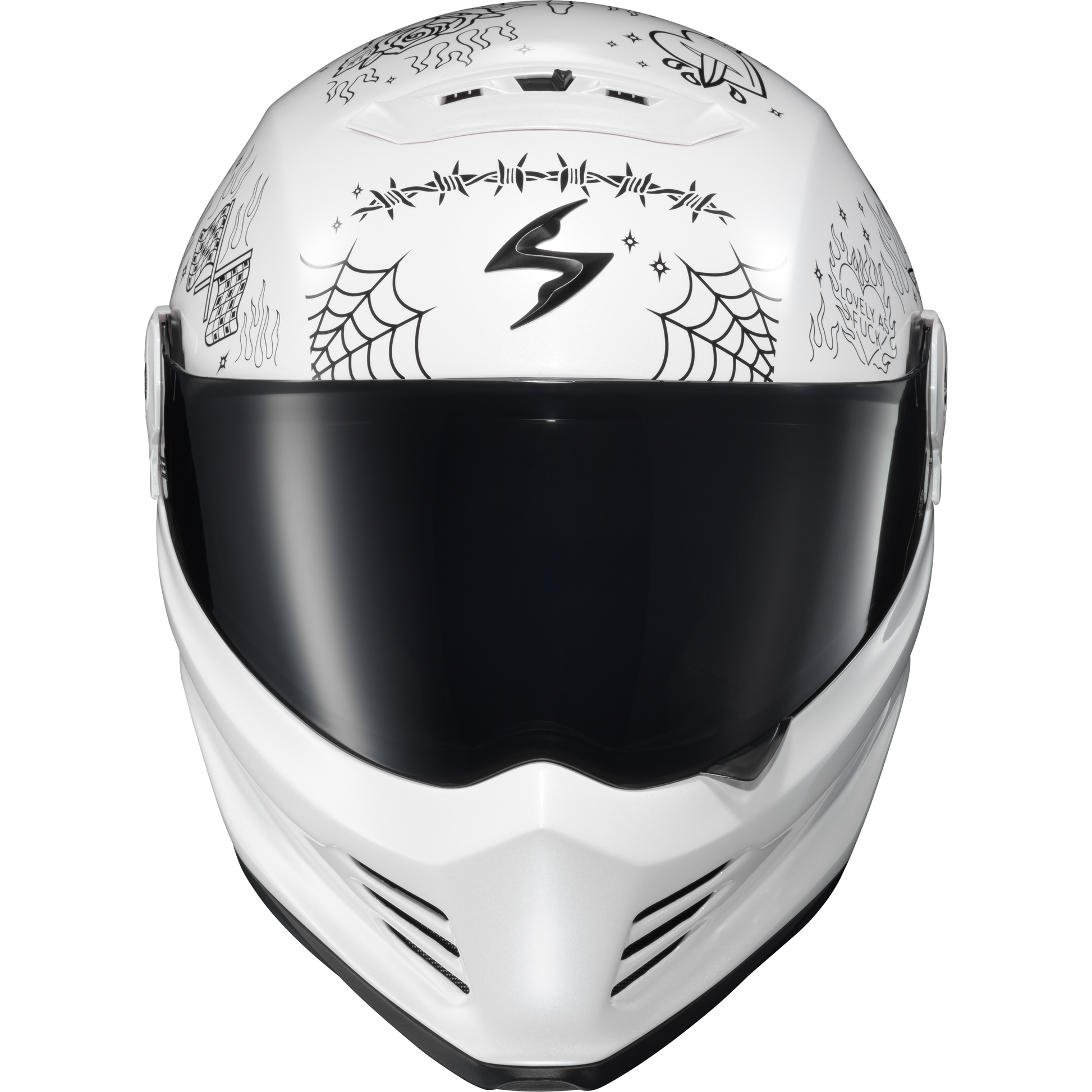 Covert Fx Full Face Helmet The Litas 2 White Md