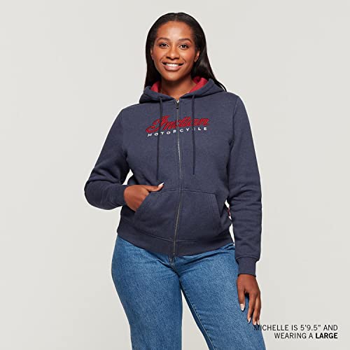 
                      
                        Indian Motorcycle Women's USA Flag Hoodie, Navy
                      
                    