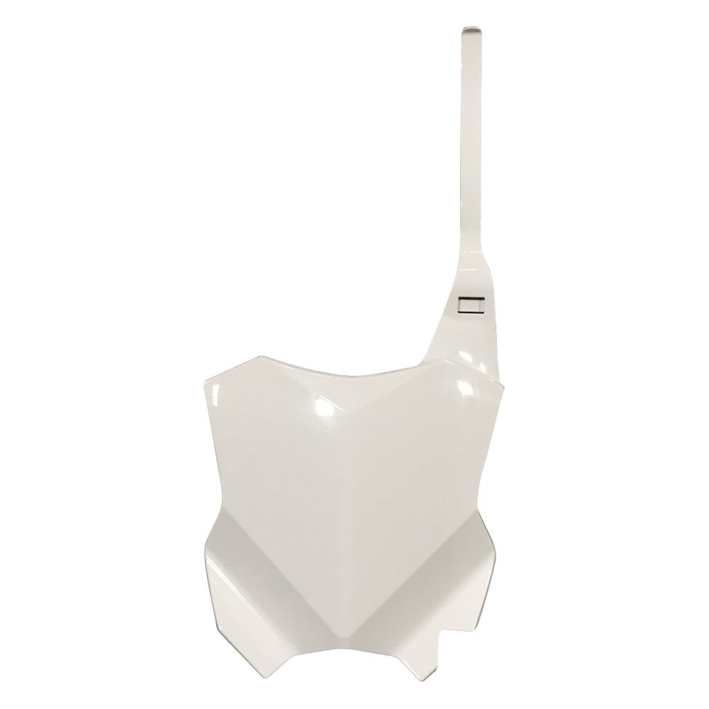 Front Number Plate White