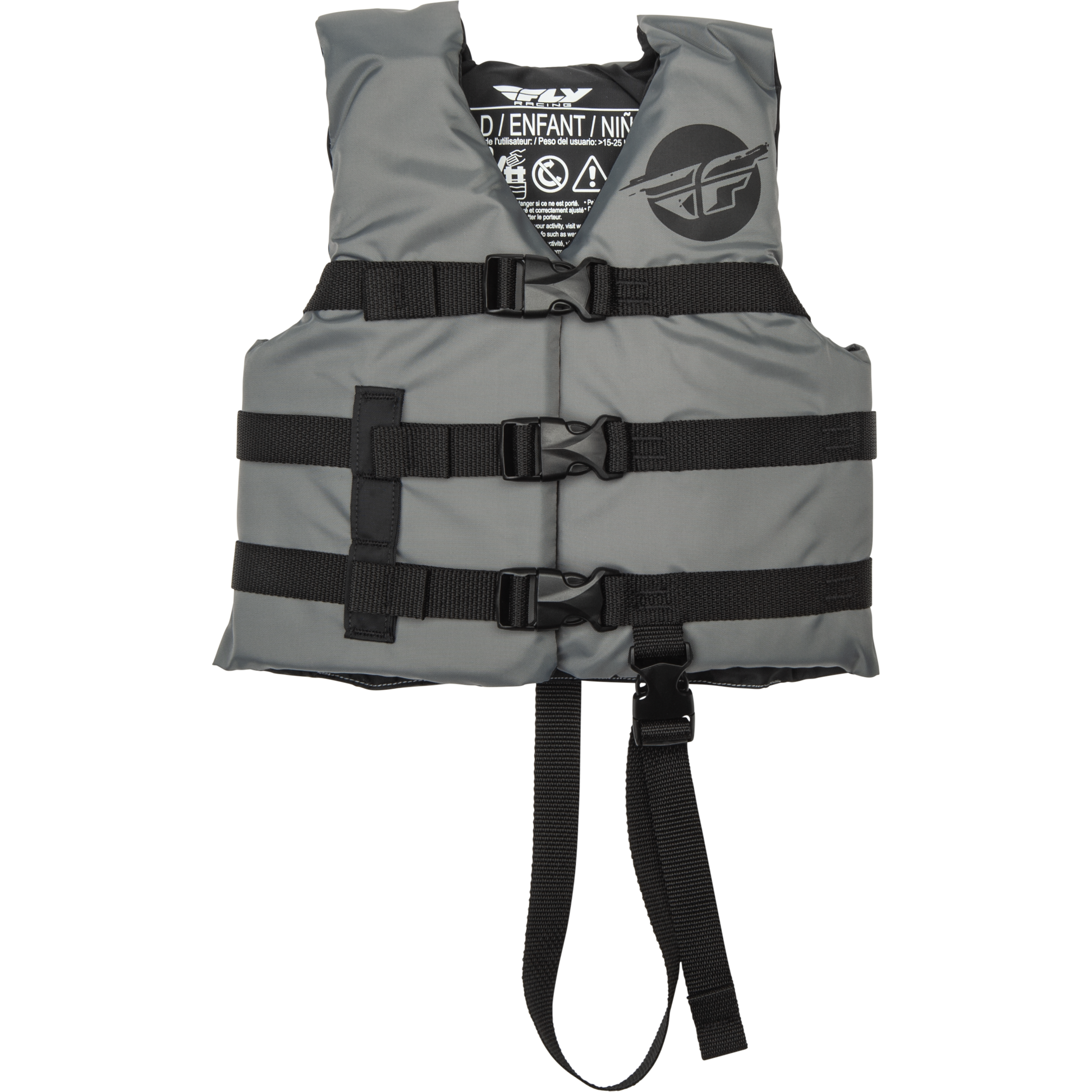 Child Flotation Vest Grey/Black