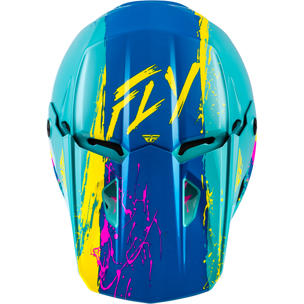 
                      
                        Youth Kinetic Drip Helmet Turquoise/Pink/Yellow Yl
                      
                    