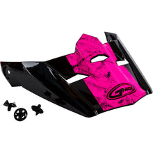 Visor W/Screws Dominant Mx 46 Black/Pink/White Xs Sm