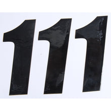Number 1 Black 6" 3/Pk