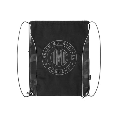 Indian Motorcycle Camo Drawstring Bag, Black - 2833209