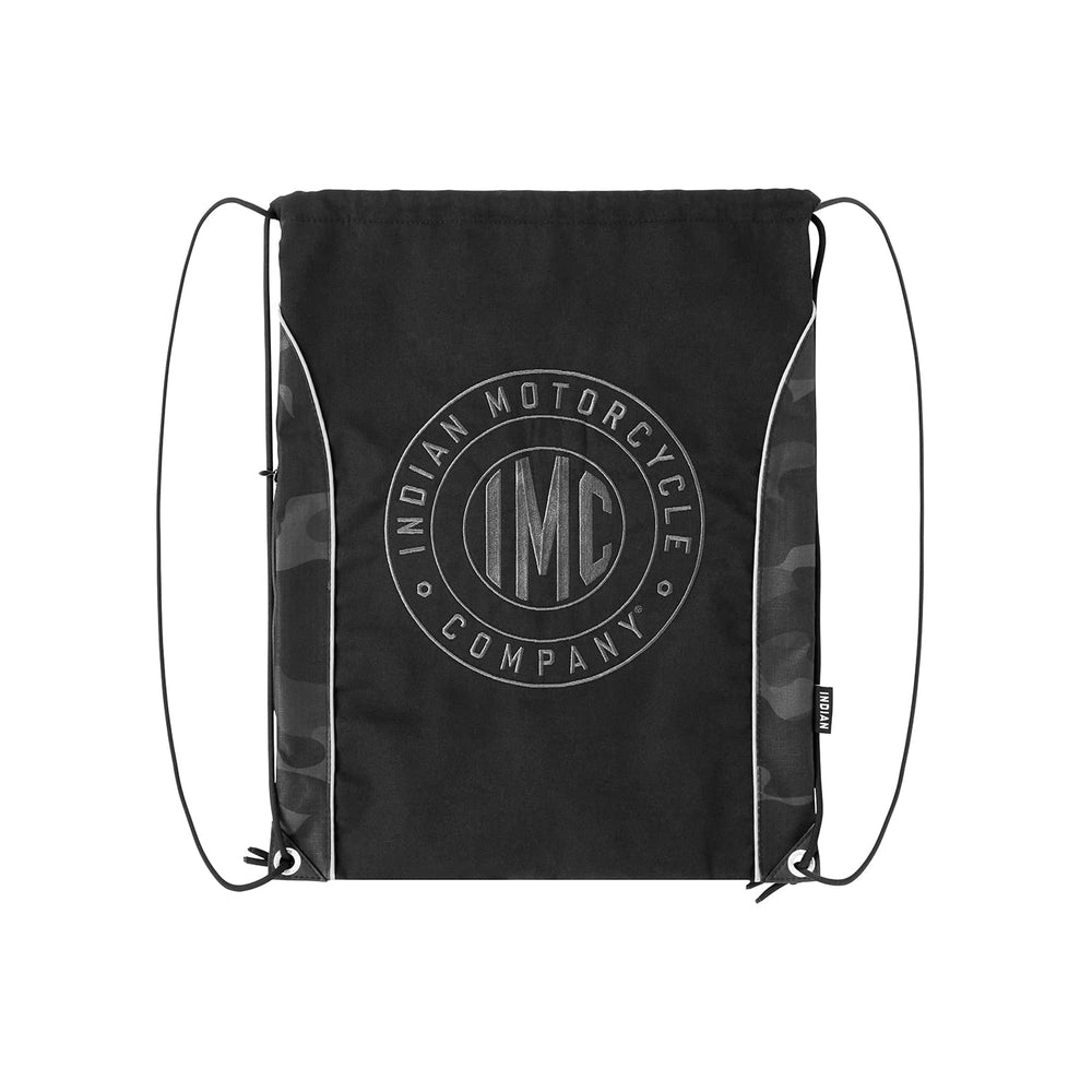 Indian Motorcycle Camo Drawstring Bag, Black - 2833209