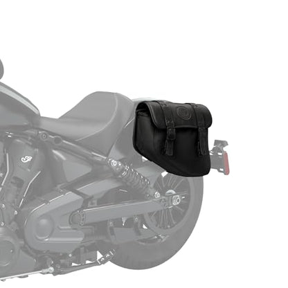 Indian Motorcycle Saddle Bag Left-Hand for Specific Scout Models, Black Waterproof Motorcycle Side Bag, Powersports Saddle Bags for Motorcycle Storage, Qty 1-2890283-VBA